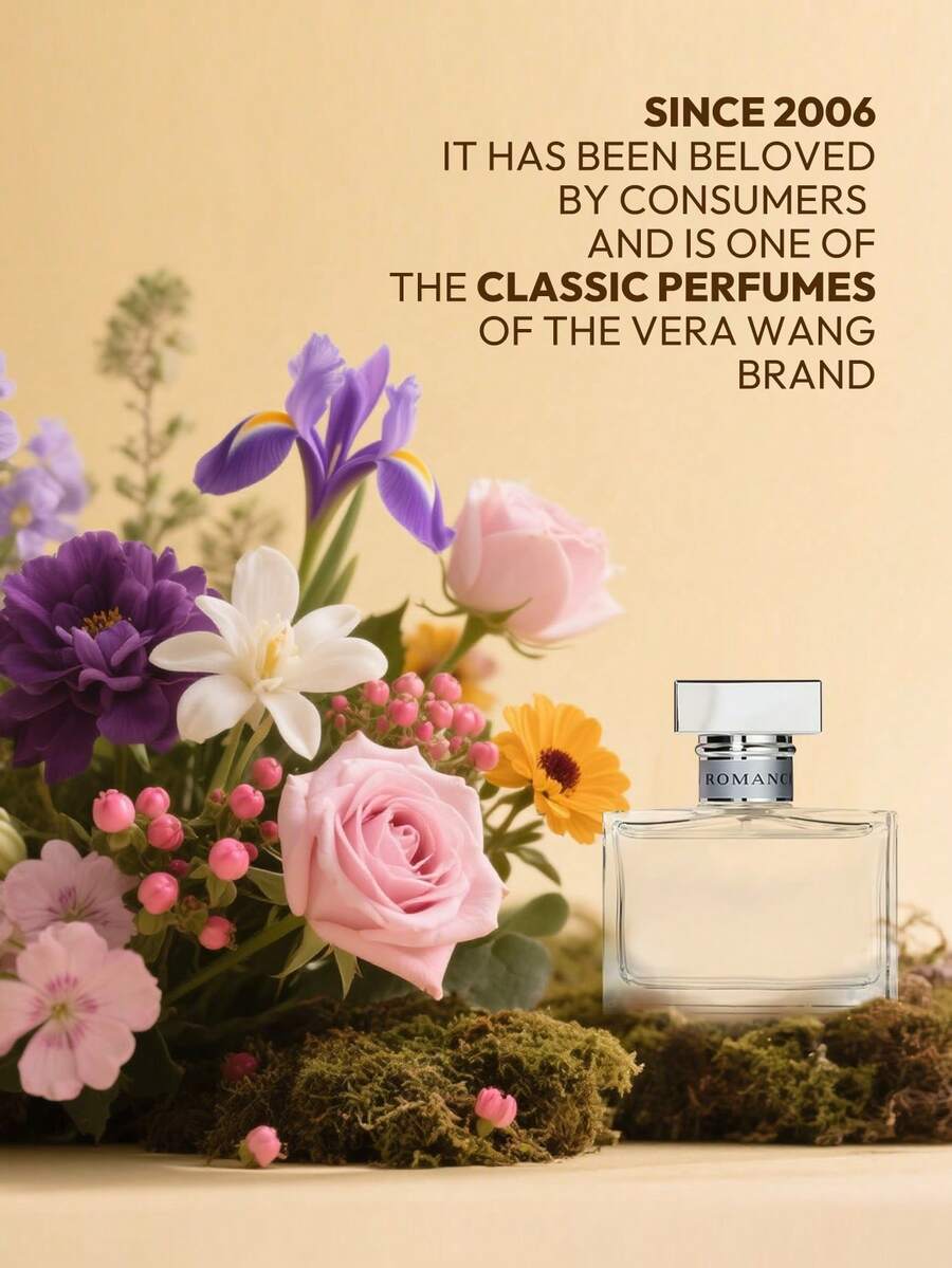 Ralph Lauren Romance Eau De Parfum Spray For Women EDP 1.7oz/50ml Girlfriend Wife Mother Friend Birthday Graduation Party Travel Camping Outdoors School Campus Trip Festivals Anniversary Office Winter Christmas Special Occasions, Party