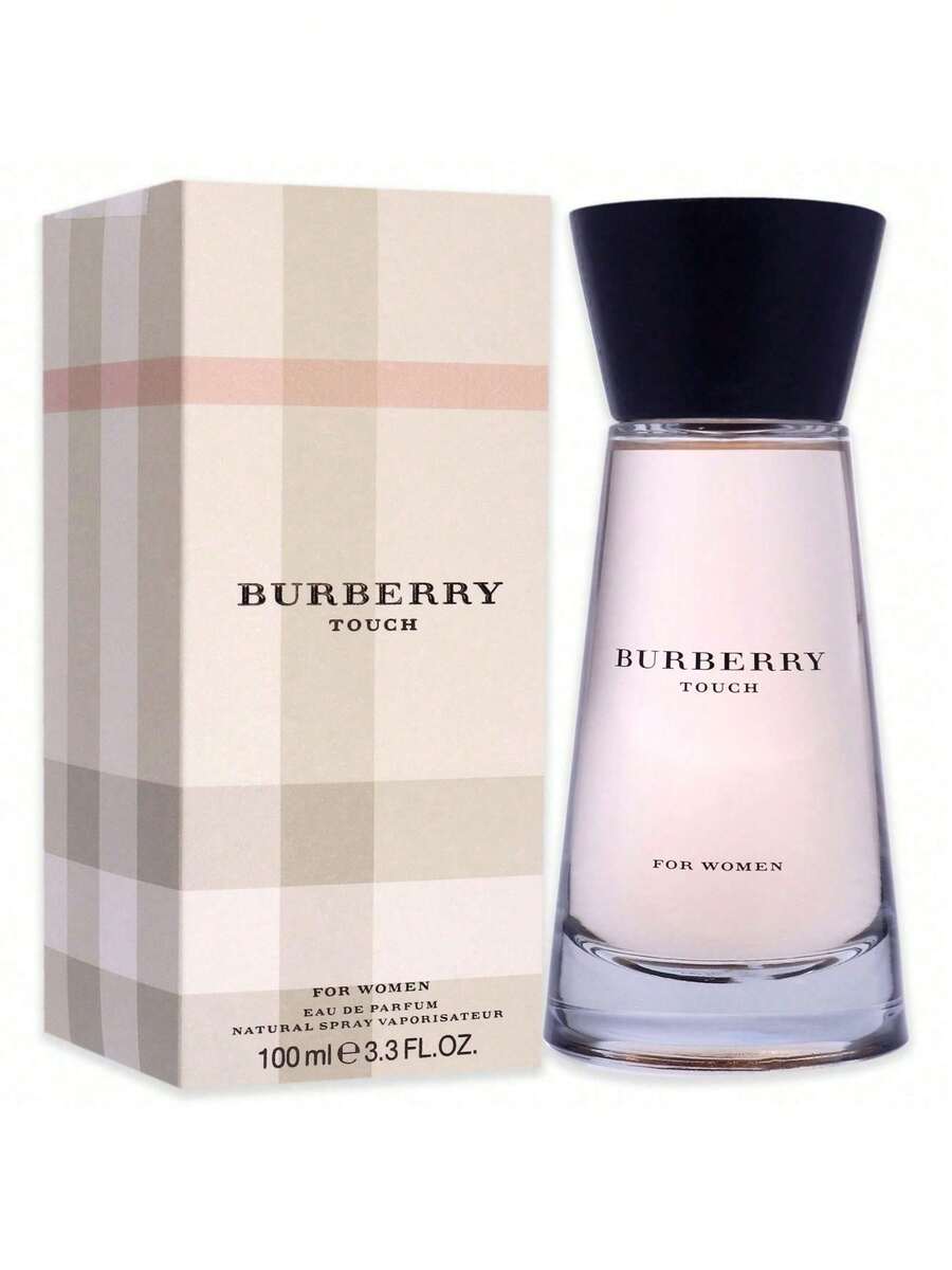 Burberry Touch, Eau De Parfum Spray For Women EDP 3.3oz/100ml - Perfume Long Lasting, Girlfriend, Wife, Mother, Friend, Bedroom, Decor, Birthday, Graduation, Party, Travel, Camping, Outdoors, School, Campus, Trip, Festivals, Anniversary, Office, Gift