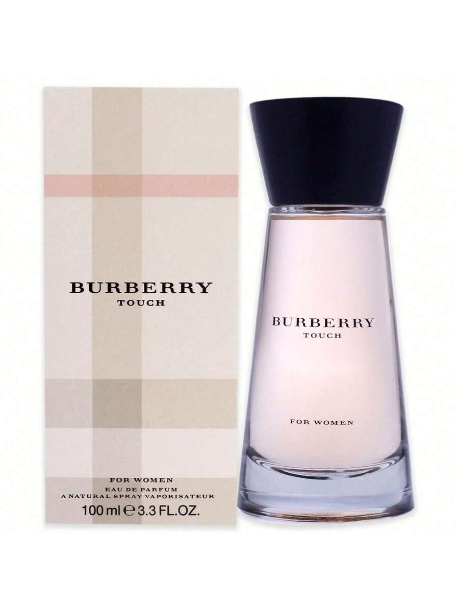 Burberry Touch, Eau De Parfum Spray For Women EDP 3.3oz/100ml - Perfume Long Lasting, Girlfriend, Wife, Mother, Friend, Bedroom, Decor, Birthday, Graduation, Party, Travel, Camping, Outdoors, School, Campus, Trip, Festivals, Anniversary, Office, Gift