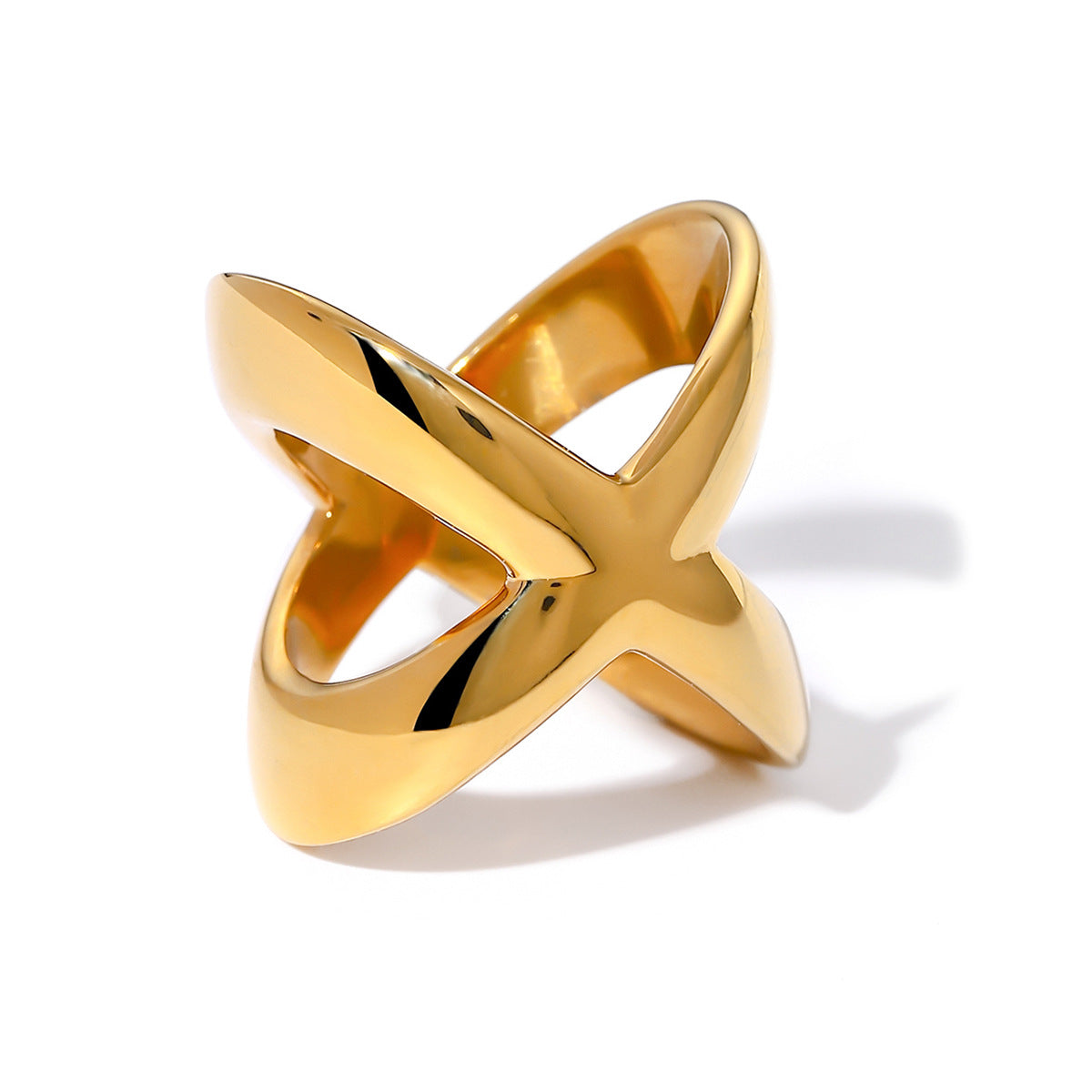Carolyn Gold Cross Ring